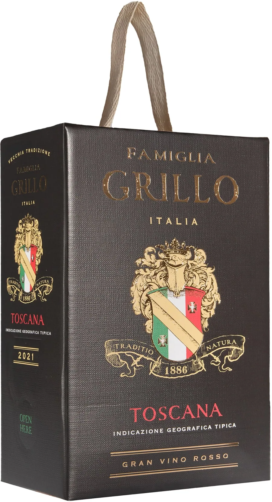 Famiglia Grillo Toscana Organic 2022 hanapakkaus