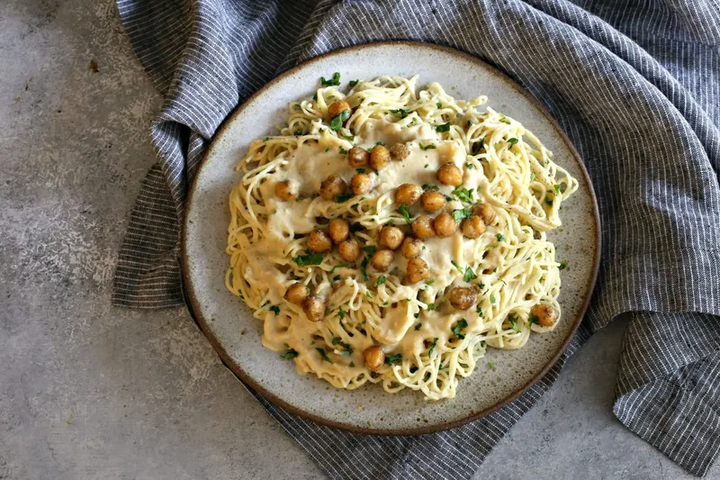 Kikhernepasta Limonello