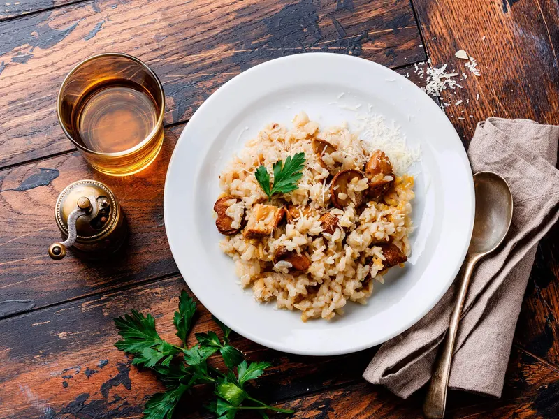 Kantarellirisotto