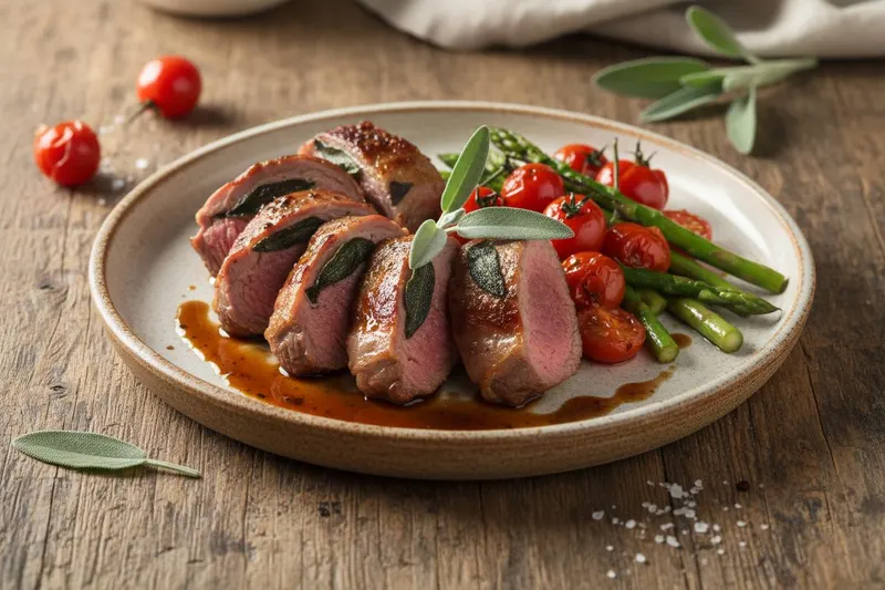 Karitsa-saltimbocca ulkofileestä