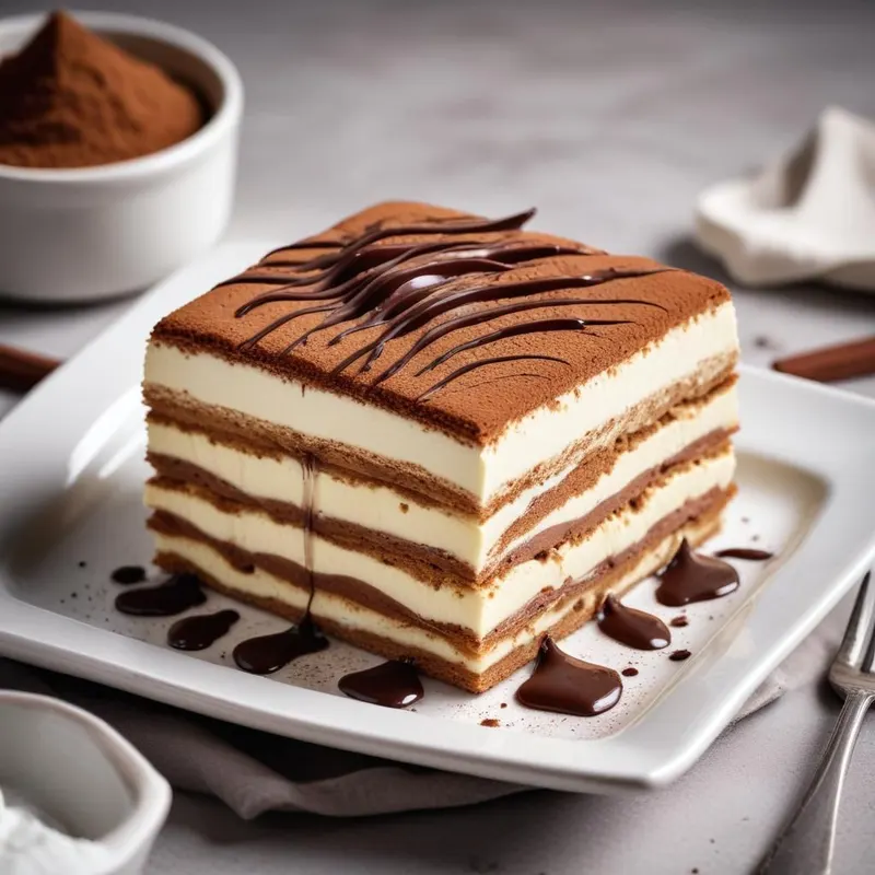 Klassinen italialainen tiramisu