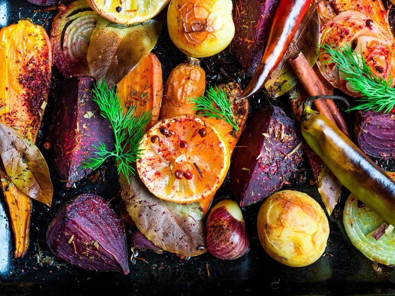 Paahdetut Uunijuurekset