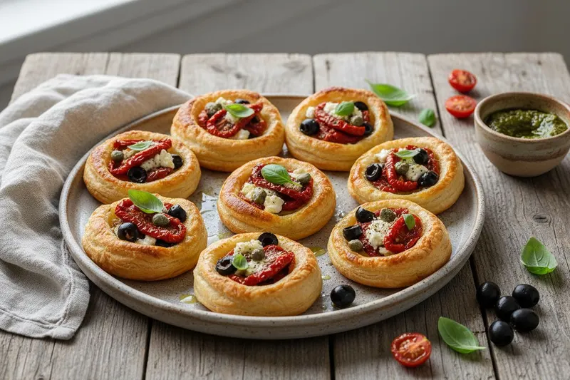 Pienet antipasti-piiraat