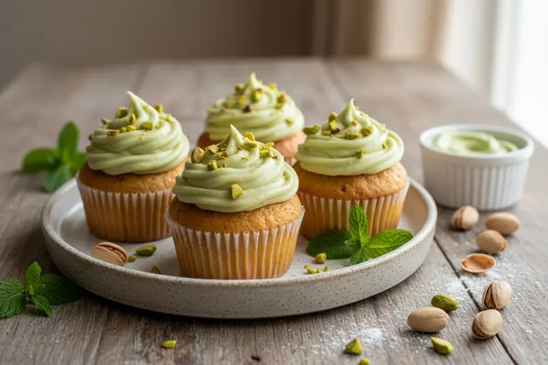 Pistaasikreemimuffinit