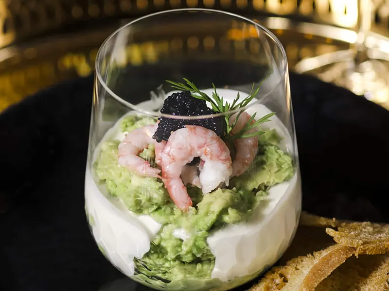 Katkarapucocktail Avokadolla