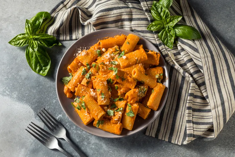 Vodkapasta Resepti