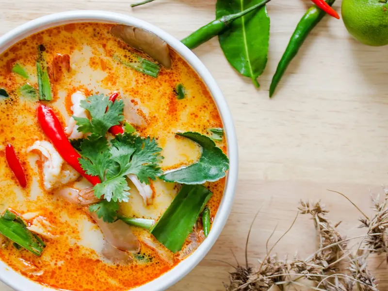 Katkarapukeitto Thaimaalainen