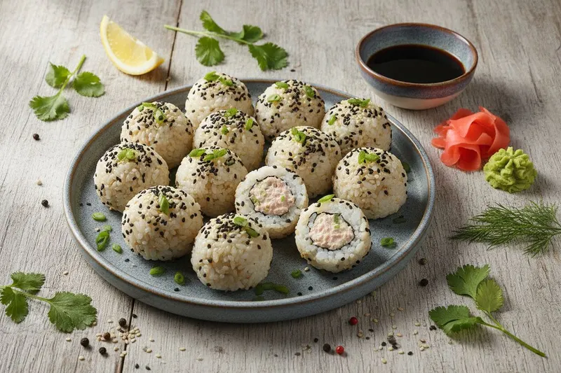 Sushipallot tonnikalalla
