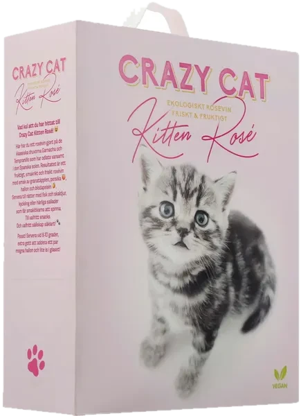 Crazy Cat Kitten Rosé Organic 2025 hanapakkaus