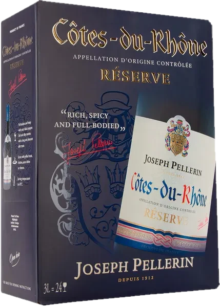 Pellerin Côtes du Rhône Reserve 2025 hanapakkaus